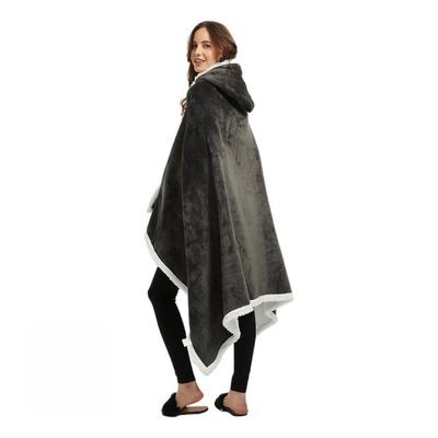 速发Warm Thick TV Hooded Sweater Blanket Unisex Giant Pocket