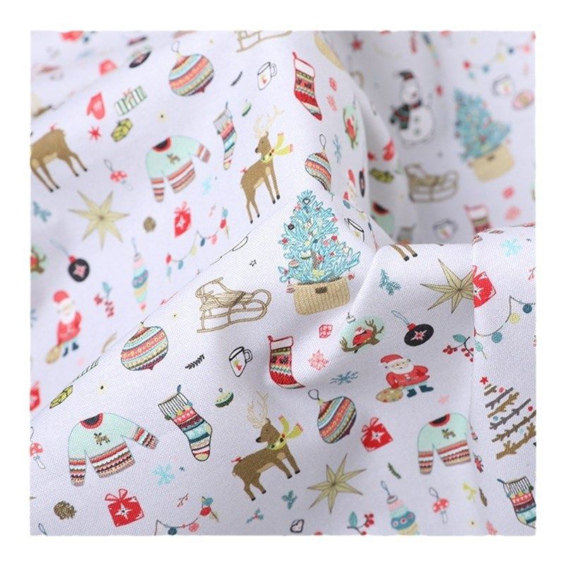 圣诞花型纯棉数码印花2060巴坯 手工DIYL家居布料靠枕书衣圣诞主,纺织面料/辅料/配套,其他纺织辅料,淘宝优惠券,粉丝福利购,淘宝优惠卷