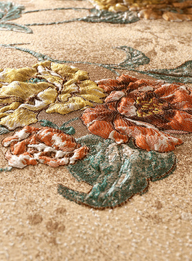 欧式圆歺桌布2米大圆桌家用元桌台布1.8米圆桌面圆形桌布奢华