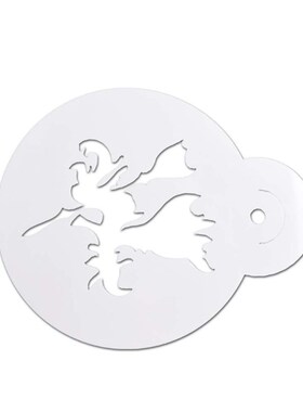 6Pcs Halloween DIY Cake Coffee Stencils Spray Molds Spider B