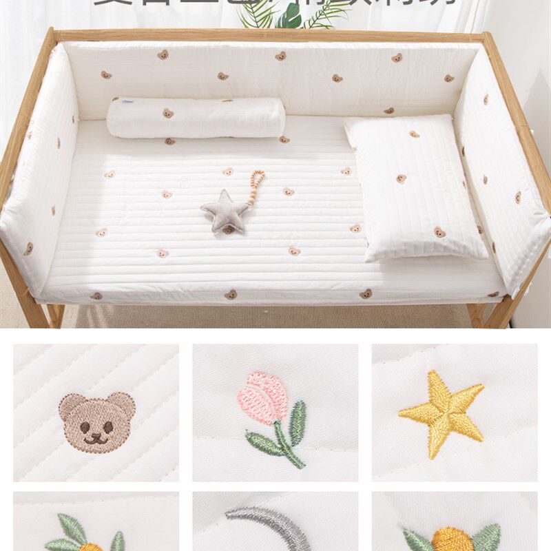 婴儿床床围软包防撞a类儿童拼接床护栏围栏挡布宝宝小床品三件套,婴童用品,床围/床靠,淘宝优惠券,粉丝福利购,淘宝优惠卷