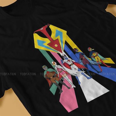 速发G Force Battle of the Planets Gatchaman Anime Tshirt Top