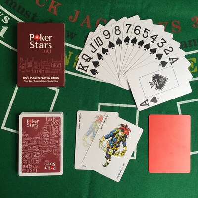 2/Lot Baccarat Texas Hold'em Plastic Playing Cards Waterproo