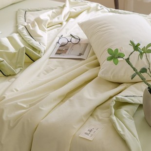 夏凉被四件套纯棉全棉夏季 可机洗单人双人宿舍空调被夏天薄被子xt