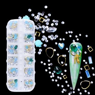 网红stone gem D glitter nail art decoration Manicure Accesso