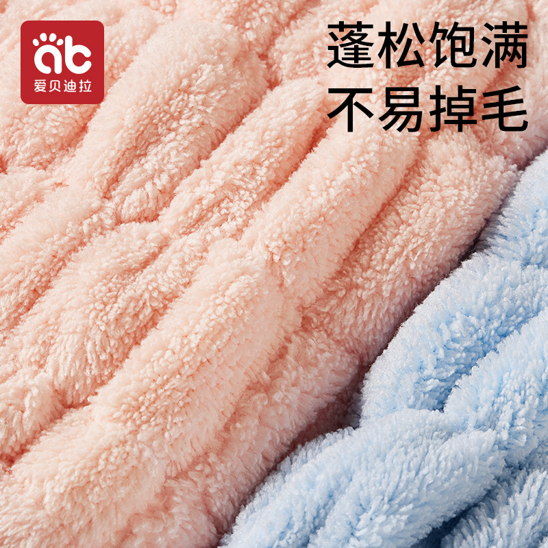 儿童干发帽超强吸水速干女童干发浴帽子擦头发Q毛巾宝宝洗头包头