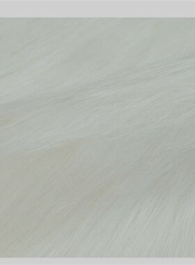 面料白色长毛绒人造毛割圈绒v小兔毛柜台垫布仿狐狸毛摆摊假毛布
