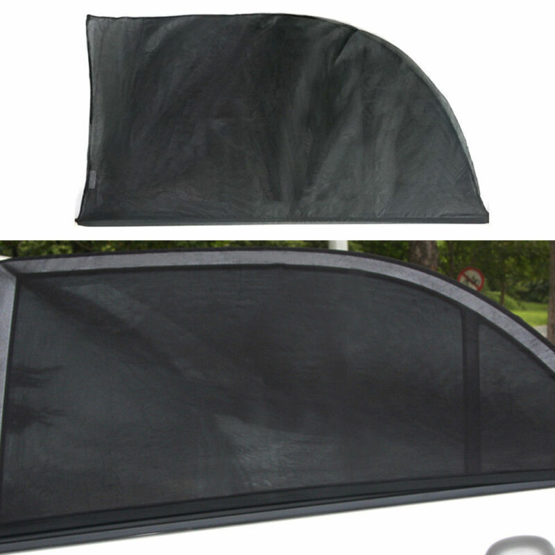 速发2pcs Car Window Shades Sun Cover Rear Side Kids Baby UV