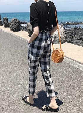 哺乳衣外出辣妈款套装夏季外穿时尚喂奶衣服潮妈哺乳上衣两件套装