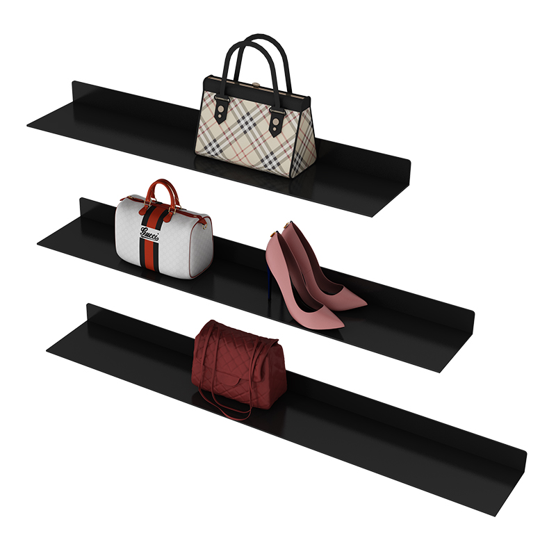 一字板发光墙上展示架壁挂装饰隔板客厅手办层板挂墙书架置物架怎么看?