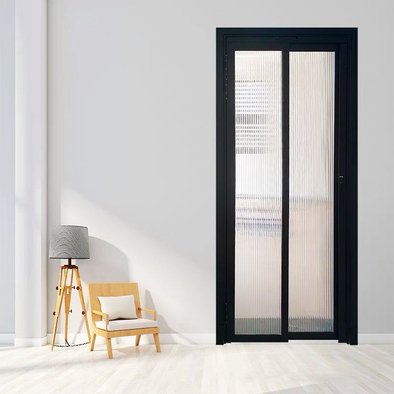 北京折叠门pd厨房极窄推拉隔断移门卫生间吊轨pd无下轨门