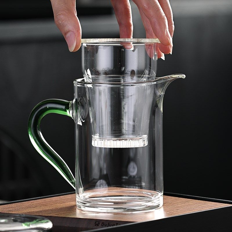 耐热加厚泡茶杯子全玻璃过滤内胆玻璃茶具红茶泡茶器茶水分离,餐饮具,飘逸杯,淘宝优惠券,粉丝福利购,淘宝优惠卷