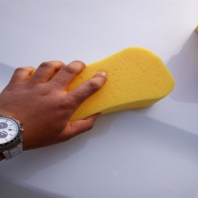 2PCS Large Sponge Porous Car Wash Sponge Easy Grip High Dens