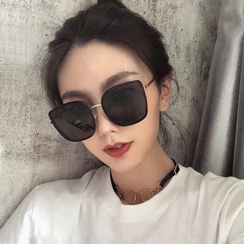 墨镜女202f3新款gm大框偏光太阳眼镜级感显脸小大脸防紫外线强光