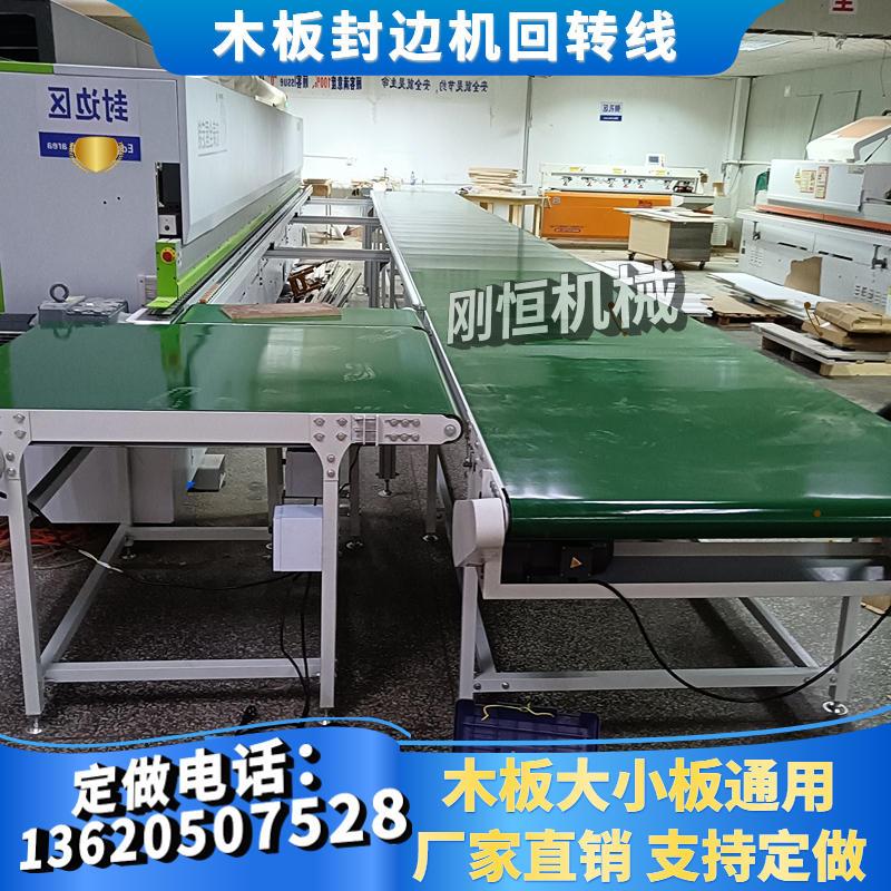 封边机回转线配套k流水线回转台木板开料机循环回转线输送机输送