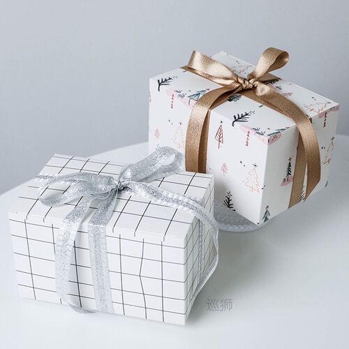 5 small fresh packing boxes mung bean cake snowflake crispy