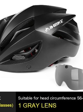 INBIKE Cycling Helmet Bicycle Helmet Magnetic Goggles Mounta