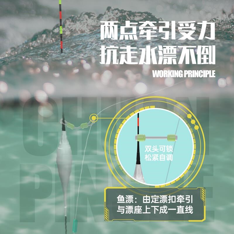抗流水定漂线组5米4/6米/7米2抗风浪手杆台钓主线钓鱼线绑好成品