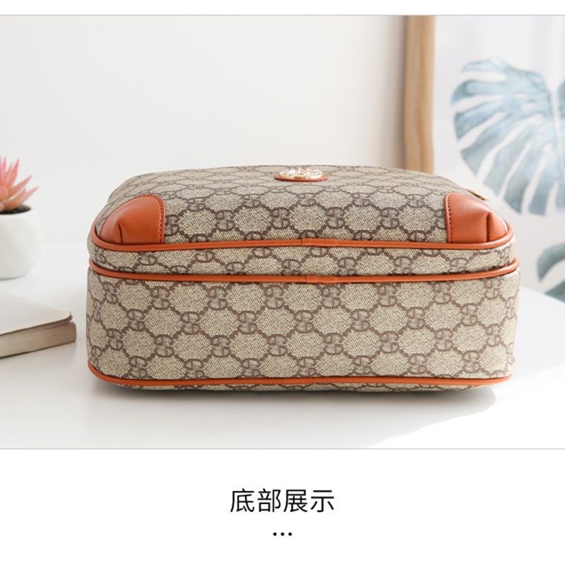 高级感中年女斜背包2024新款休闲老花斜挎包老年买菜收钱包生意包,箱包皮具/热销女包/男包,小方包,淘宝优惠券,粉丝福利购,淘宝优惠卷