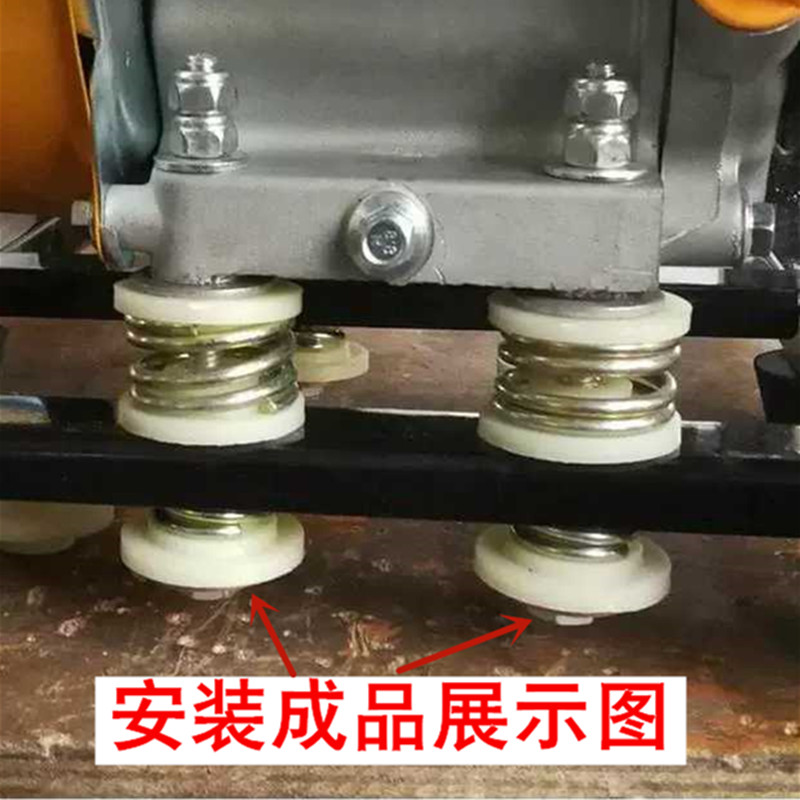 电动三四轮车增程器发电机配件弹簧减震脚垫底座低震动弹簧减震垫