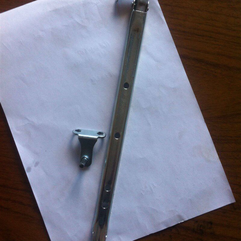 304钢窗配件 老式钢窗撑杆 不锈钢风撑 铁窗把手执手 风撑档 风勾