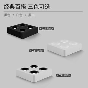 繁简四头超薄明装射灯简约客厅天花灯无主灯照明led吸顶式斗胆灯