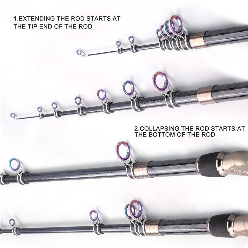 网红Sougayilang 1.8-3.6m Telescopic Fishing Rods UltraLight