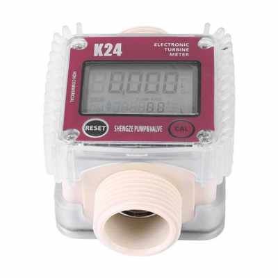 速发K24 Turbine Digital Oil Fuel Flow Meter Gauge For Chemic