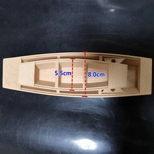 木制小渔船模型家庭装饰摆件木质小船工艺船模实木船模型摆件