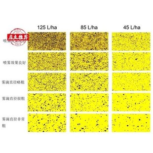 1水敏纸雾滴测试卡无人机雾滴沉积检测分布植保压力离心雾滴测试