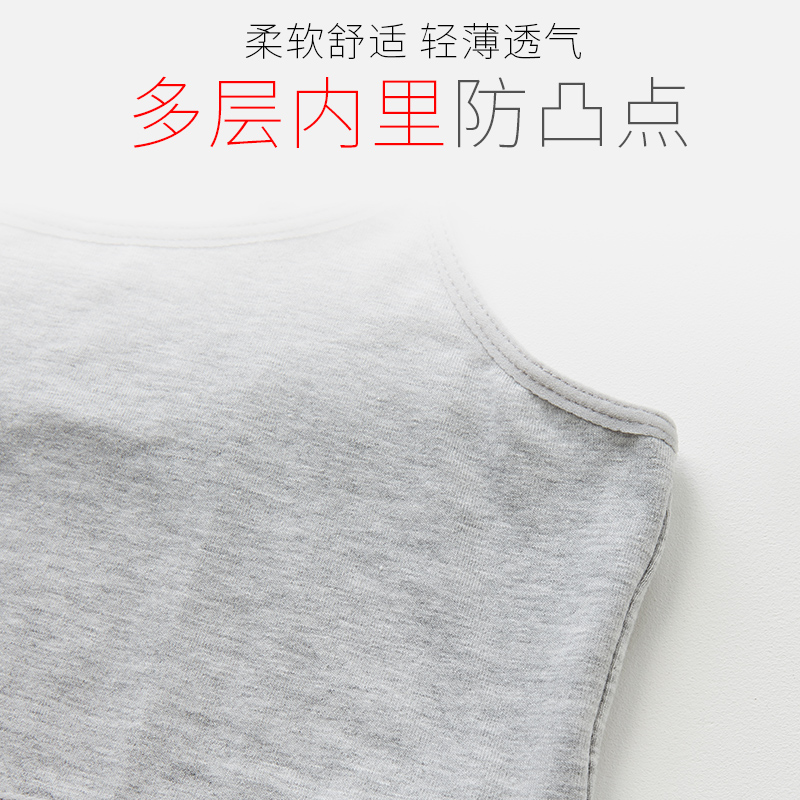 女童内衣小背心发育期9-12岁小学生G黑色抹胸打底纯棉儿童背心内