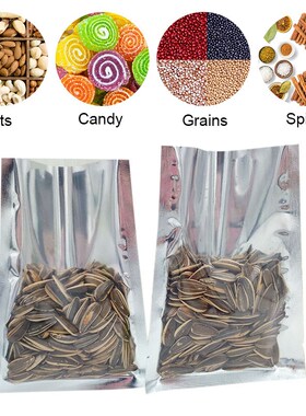 100pcs Heat Seal Storage Bags Aluminium Foil Vacuum Sealer