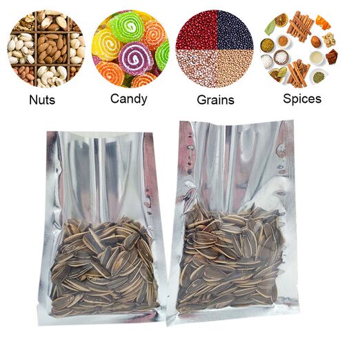 100pcs Heat Seal Storage Bags Aluminium Foil Vacuum Sealer