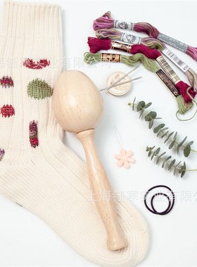 darning mushroom蛋型编织工F具破洞补丁编织工具针筒收纳针套装