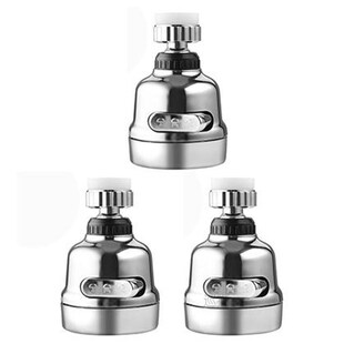Faucet Kitchen 3 Modes 360 Rotatable Tap Faucet Aerator Bubb