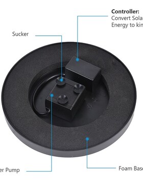 Solar Fountain Pump Solar Powered Water Fountain Garden Foun
