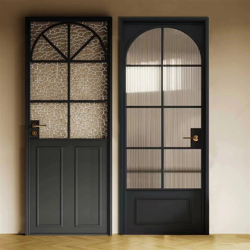 进口德国法式复古卫生间门洗手间阳台铁艺玻璃门厕所门店铺门定制