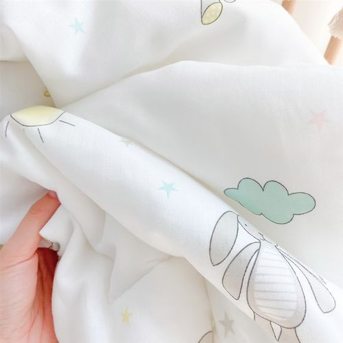 云柔轻薄婴儿纱布夏凉被纯棉新生儿空调被幼儿园儿童午睡宝宝盖毯