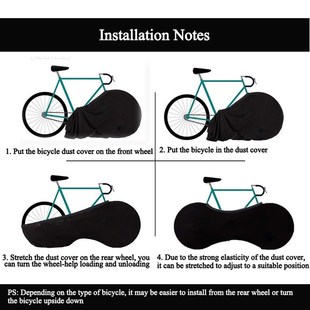 Indoor Bike Cover 26-28Inch Bicycle Wheel Cover Dust-proof S