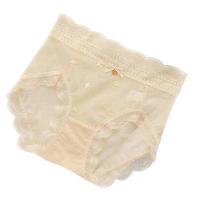 速发Mesh lace underwear for women's sexy ultra-thin pure cot