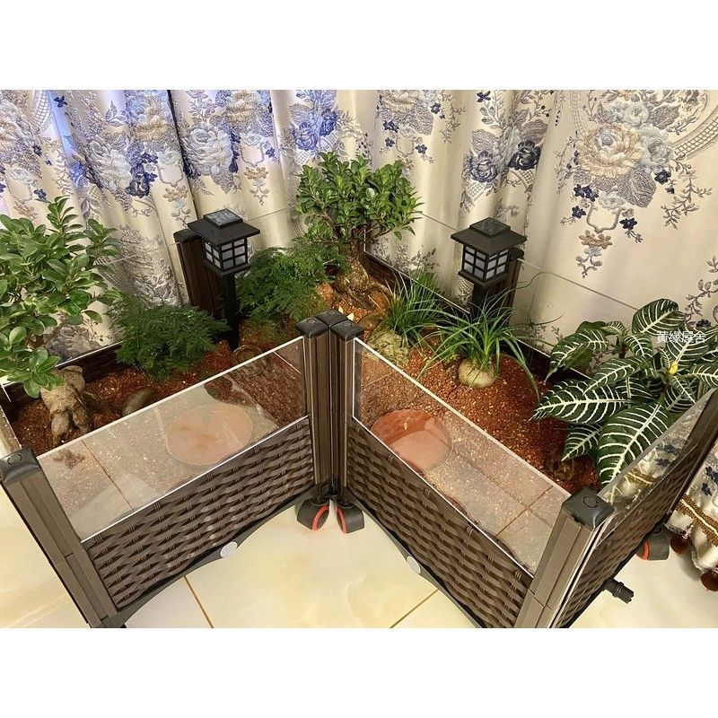推荐黄缘龟专用缸超大乌龟缸乌龟缸 家用大号乌龟饲养箱大号半水