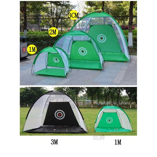 Indoor 2M Golf Practice Net Tent Golf Hitting Cage Garden Gr