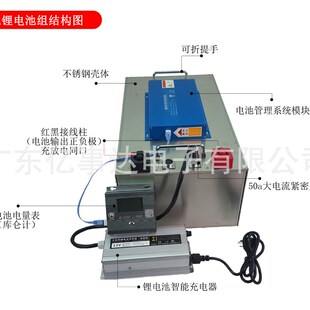 磷酸铁锂12V250AoH-600AH电动叉车户外电源房车电池24V汽车副电池