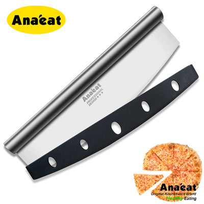厂家ANAEAT 1pc Pizza Cutter Sharp Rocker Blade PremVium Stai