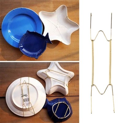 Kitchen Stainless Steel Plate Spring Wall Hanger Holder Hang