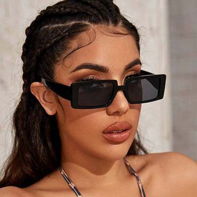 推荐2022 Fashion Square Sunglasses Women Designer Luxury Men