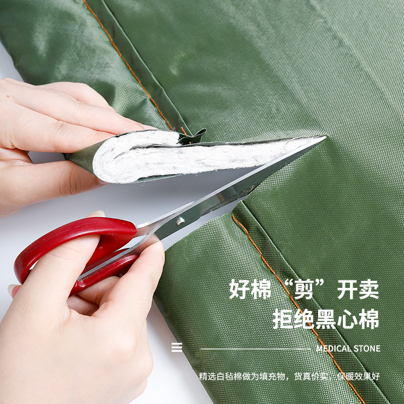 正红色棉门帘冬季空调p保暖防风加厚家用隔断挡风保温透明防寒帘