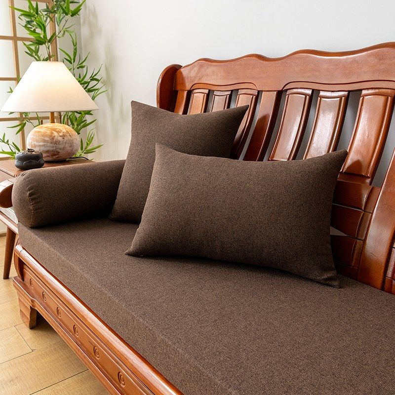 纯色秋冬款加厚实木沙发垫子坐垫老式红木椅加硬海绵垫防滑沙发垫,居家布艺,沙发垫,淘宝优惠券,粉丝福利购,淘宝优惠卷