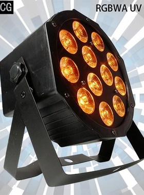 12x12w 12x18w led Par light RGBW/RGBWA V 4in1/6in1 flat par