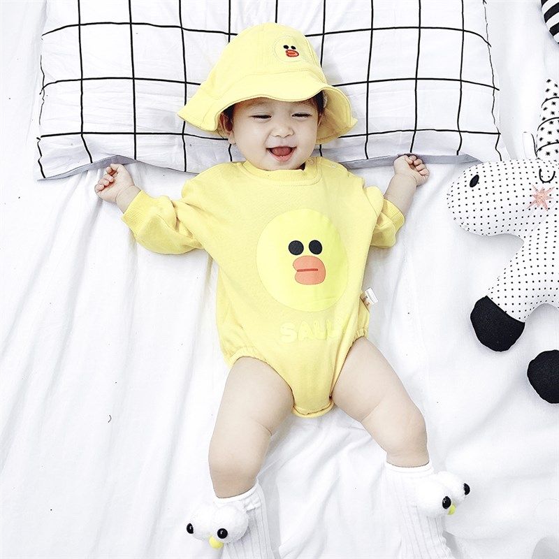 网红婴儿服可爱两件套1宝宝秋装5男爬服洋气女婴周岁3个月6连体衣,童装/婴儿装/亲子装,连身衣/爬服/哈衣,淘宝优惠券,粉丝福利购,淘宝优惠卷